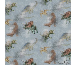 Bio Jersey Lillestoff - Modern Dino